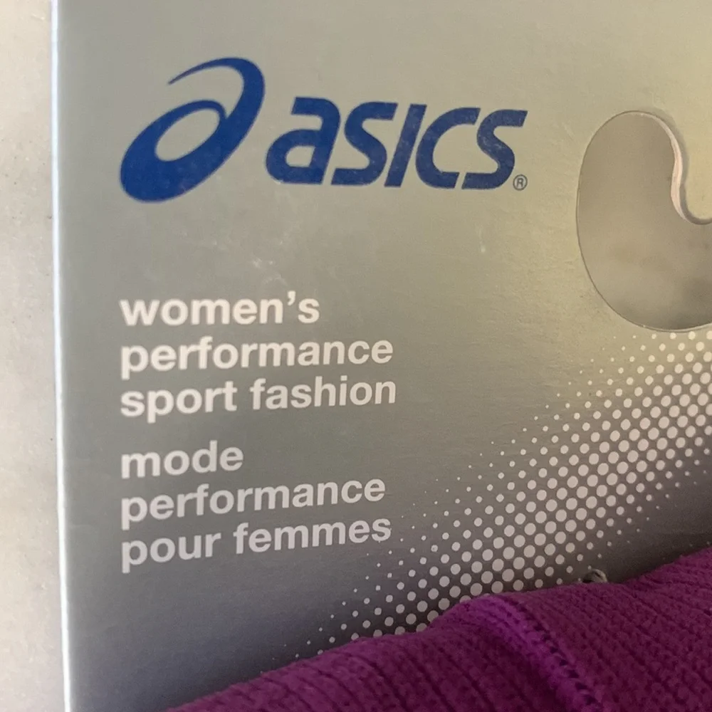 ASICS Women’s Studio No Slip Toeless Compression Knee High Socks in Plum